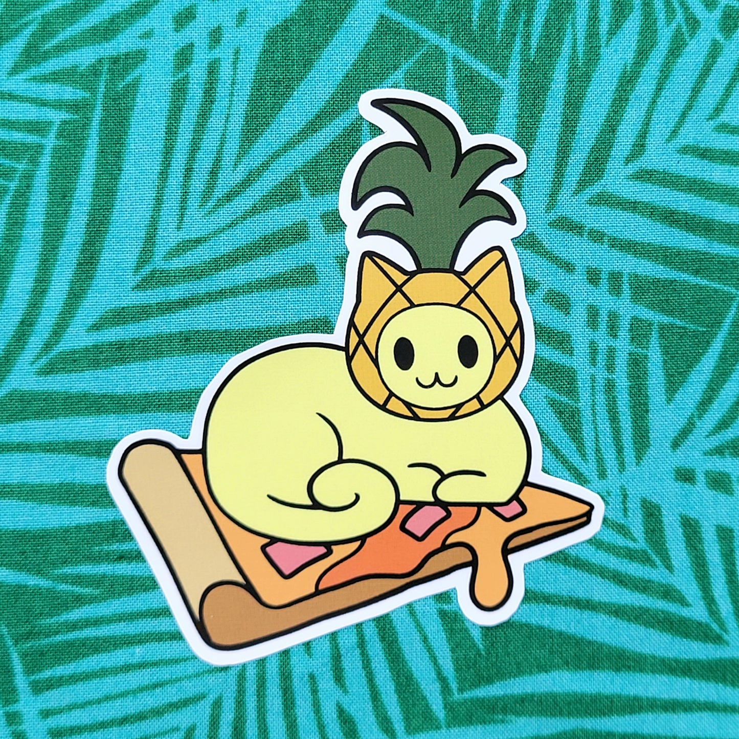 Pinyapple on Pizza Matte Vinyl Sticker