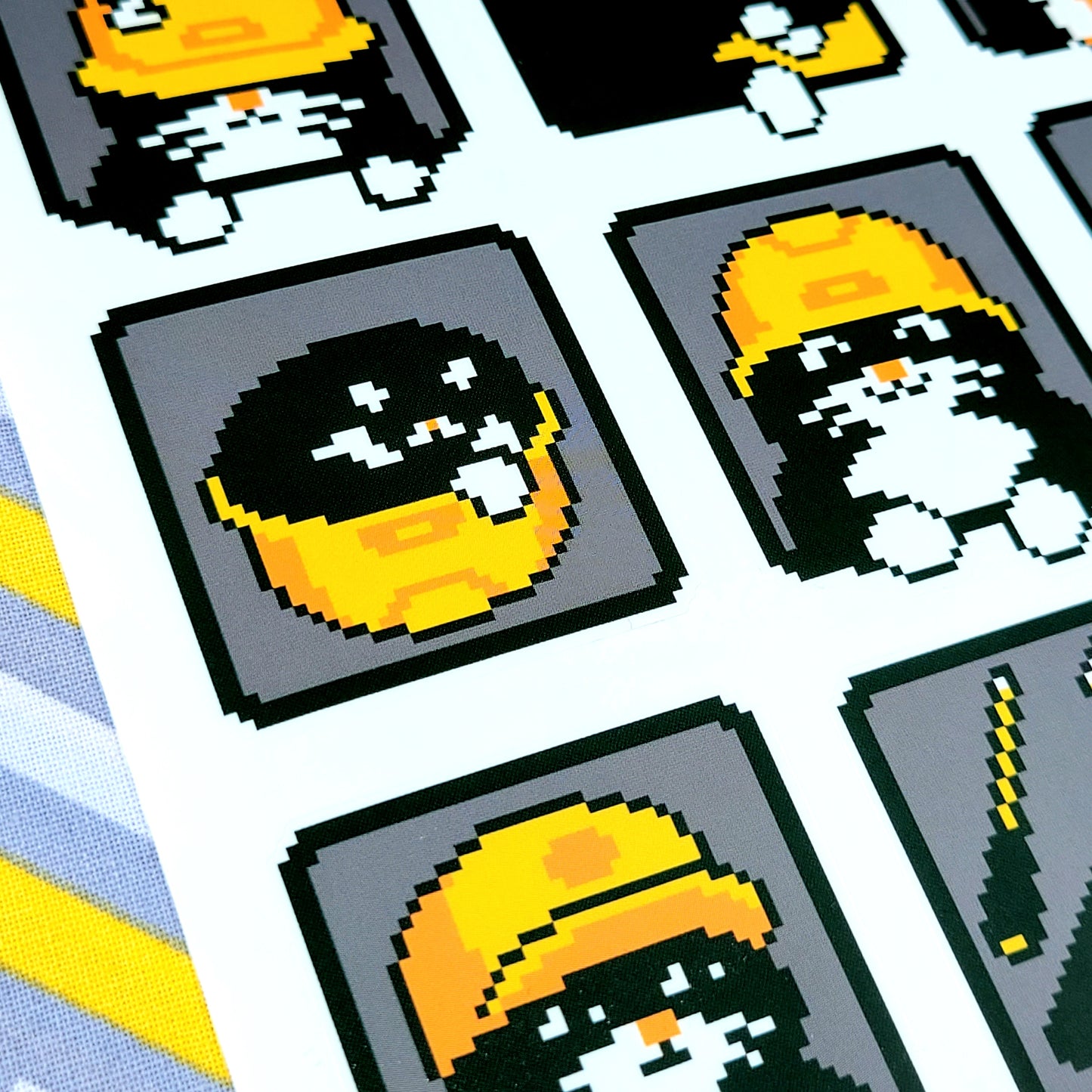 "Construction Cats" Jobert Sticker Sheet