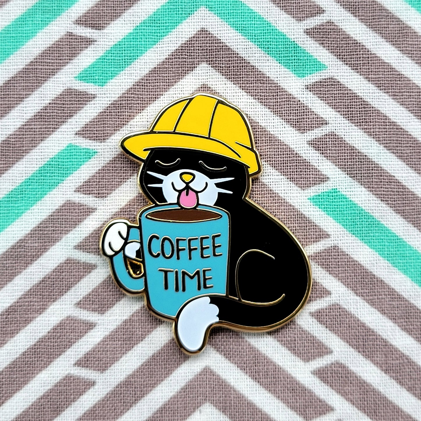 B-GRADE "Coffee Time" Jobert Enamel Pin