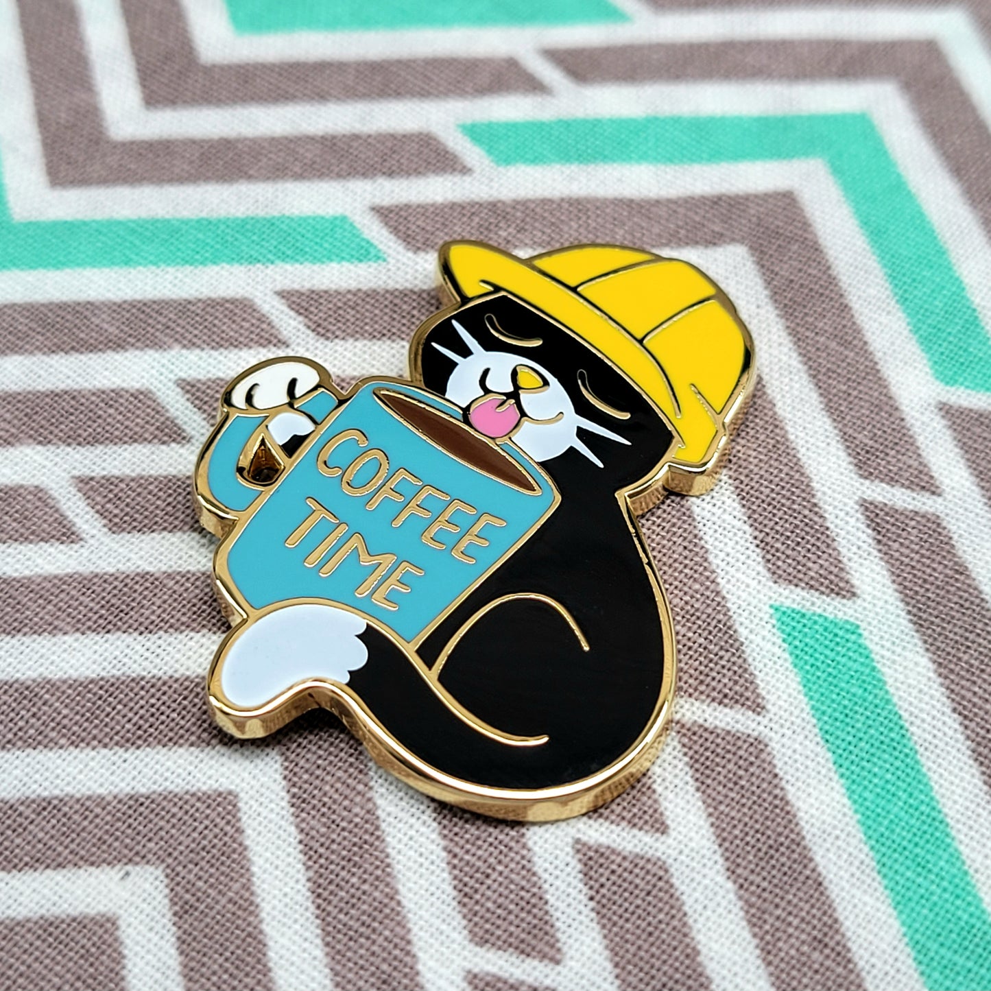 B-GRADE "Coffee Time" Jobert Enamel Pin