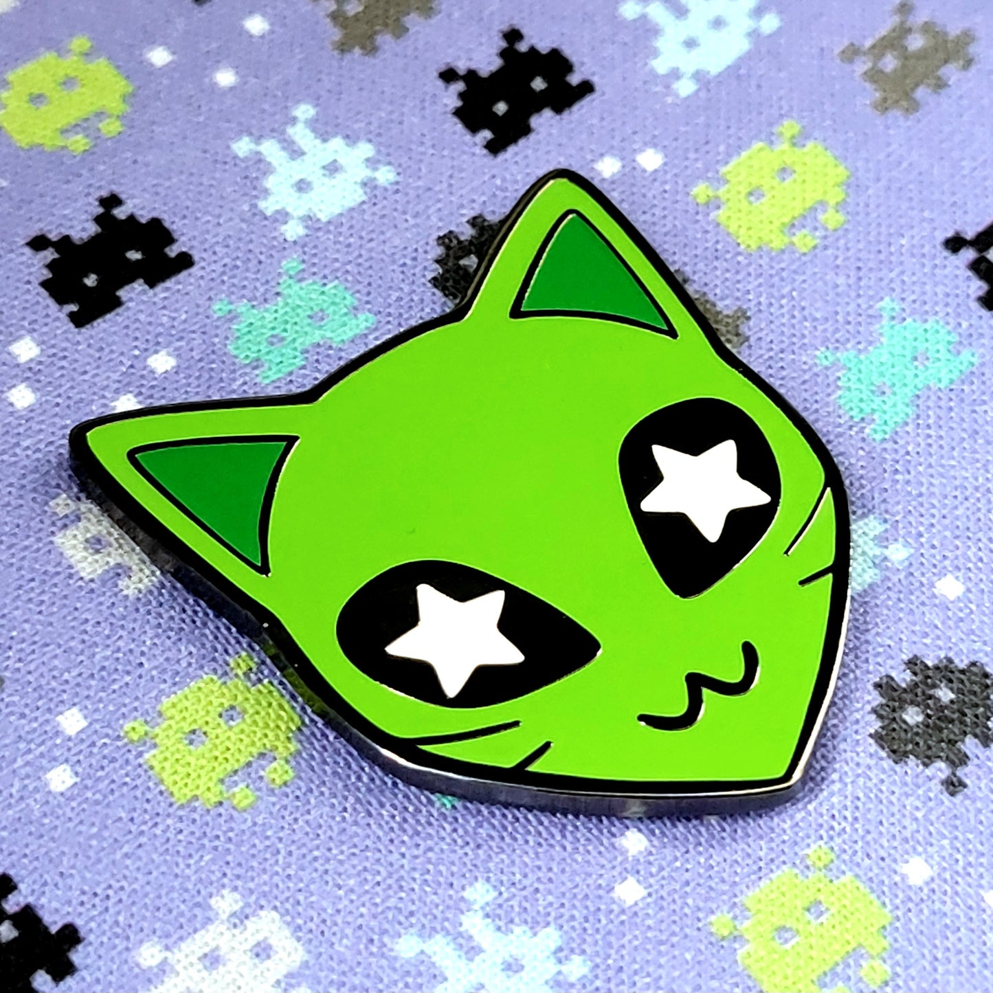 Alien Cat Enamel Pin