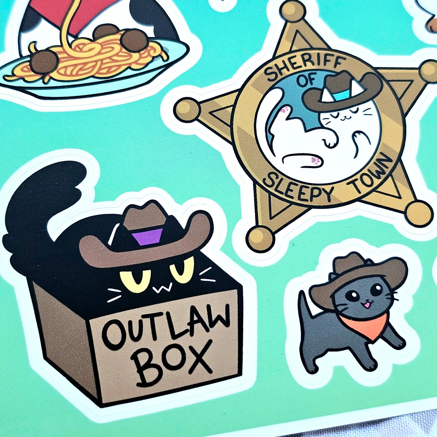 "Meowdy!" Sticker Sheet