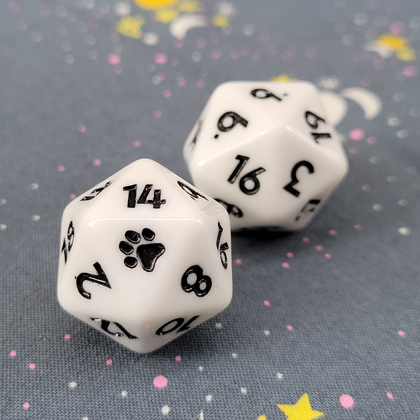 Pawprint d20 Single or Set