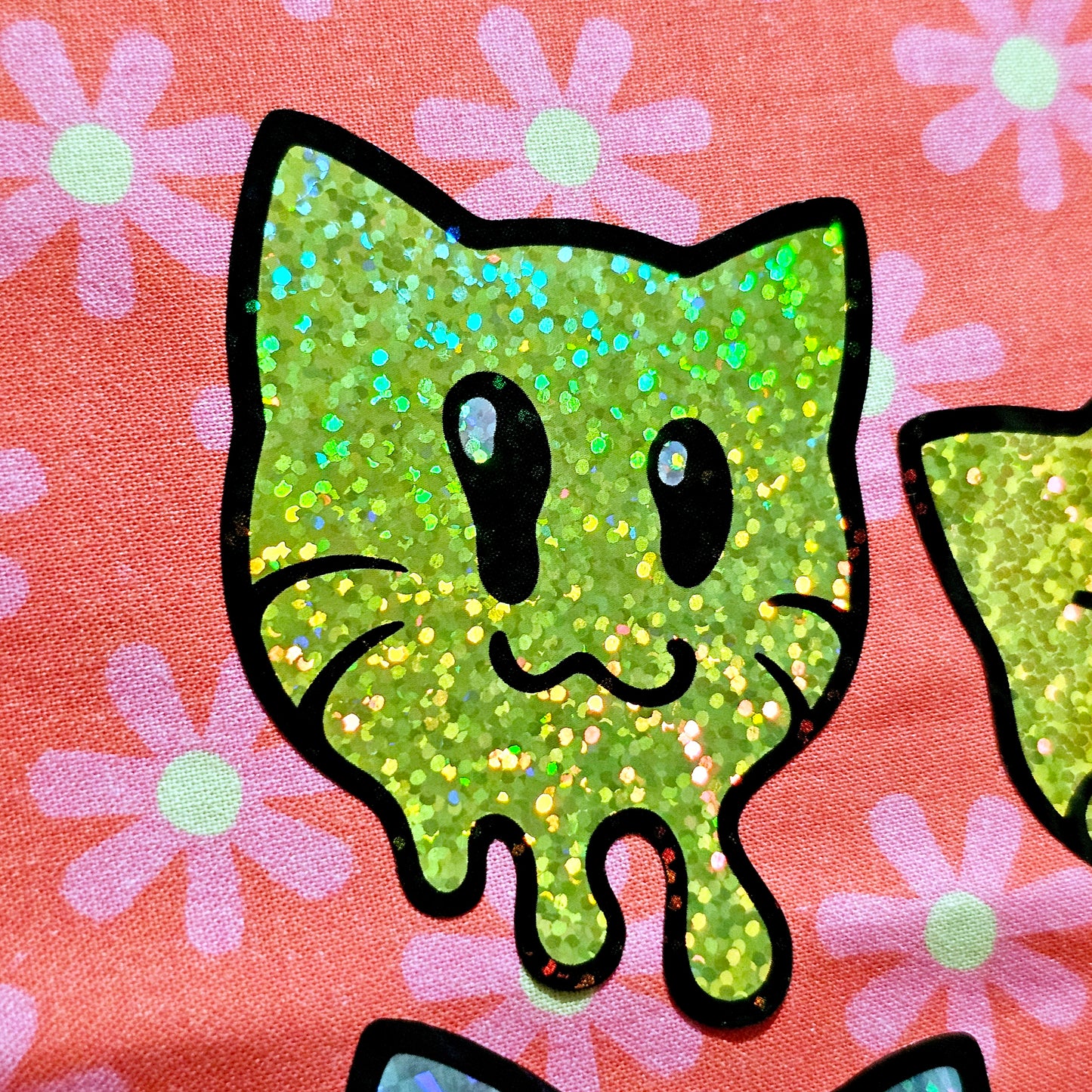Schrodinger's Smileys Holographic Vinyl Sticker Set