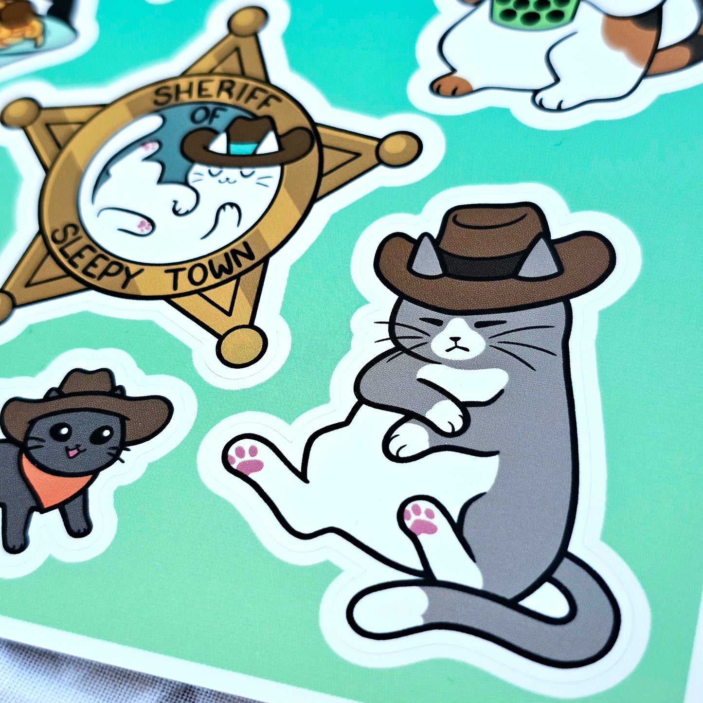 "Meowdy!" Sticker Sheet