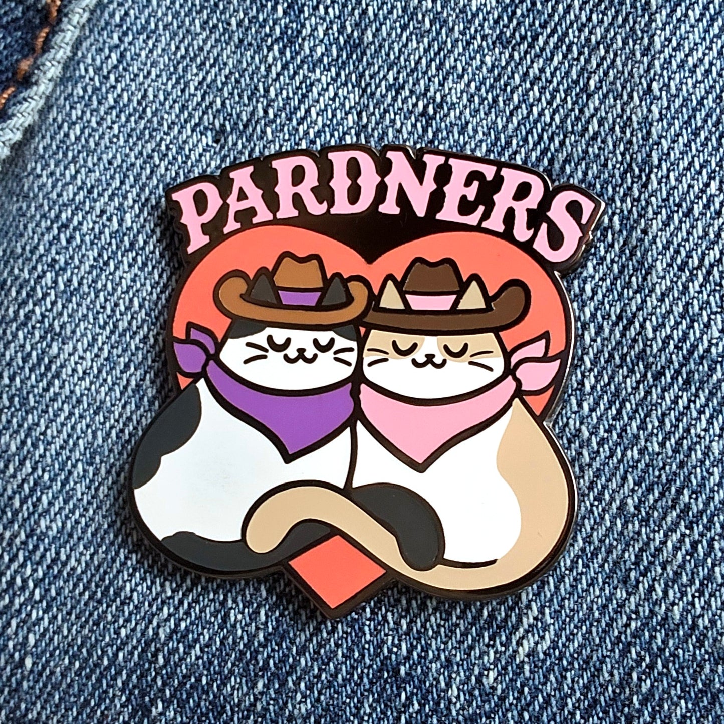 Pardners Enamel Pin