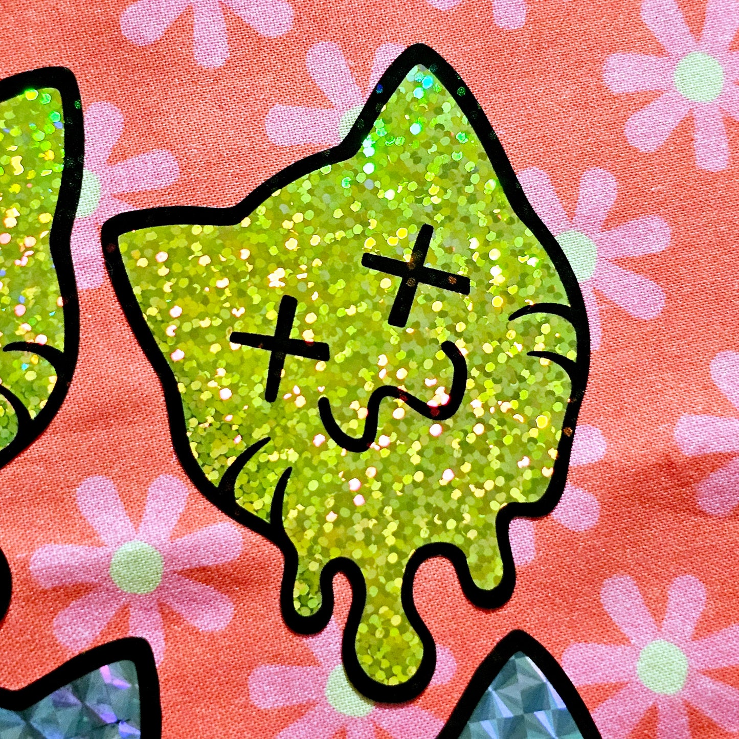 Schrodinger's Smileys Holographic Vinyl Sticker Set
