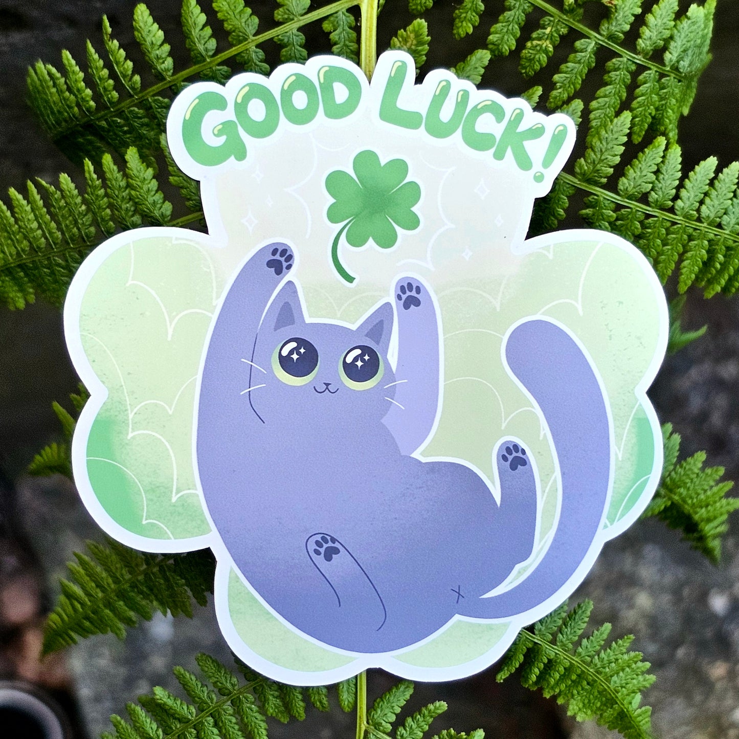 "Good Luck!" Vinyl Sticker