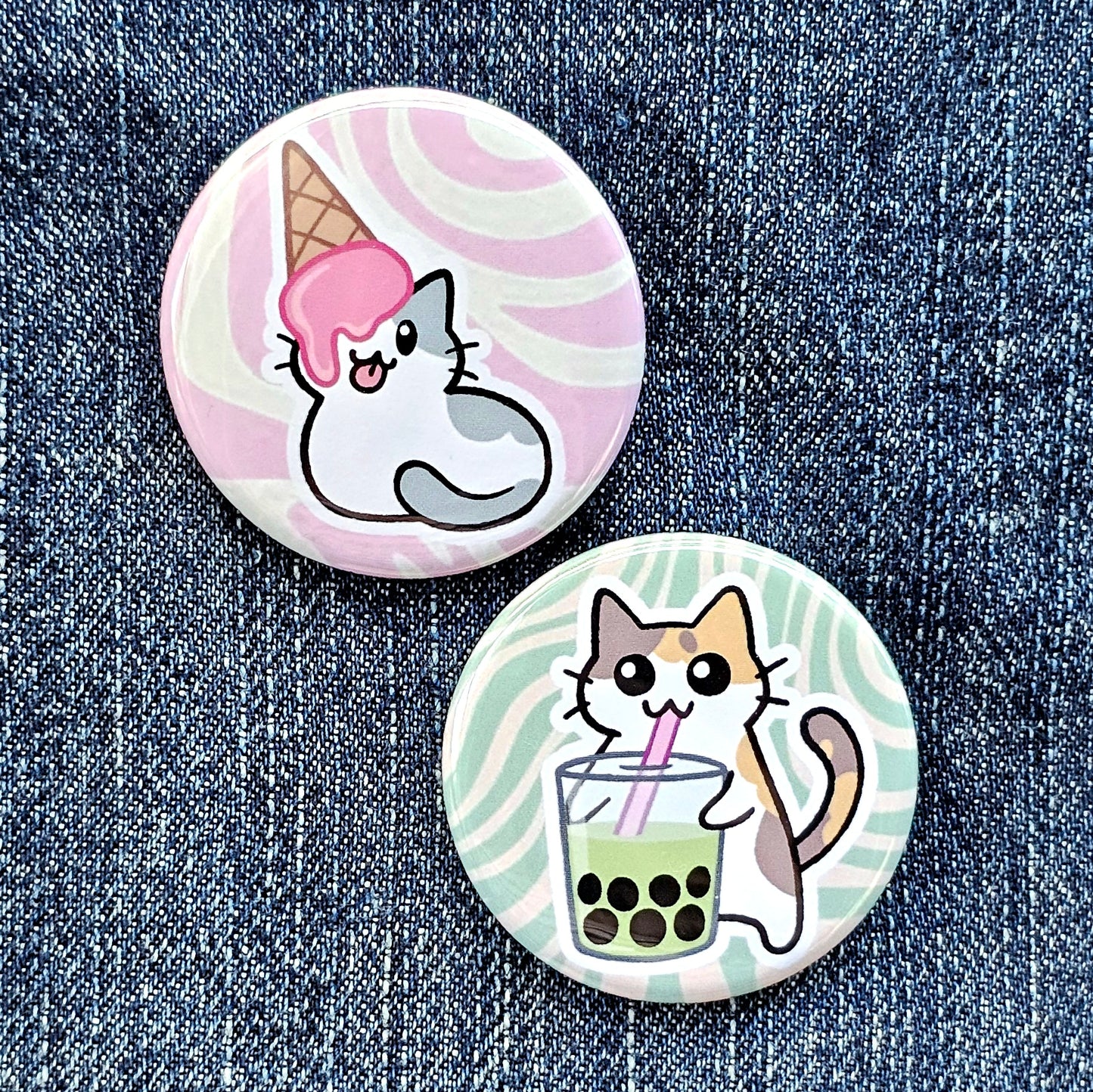Sweet Treats Pinback Button or Magnet Set