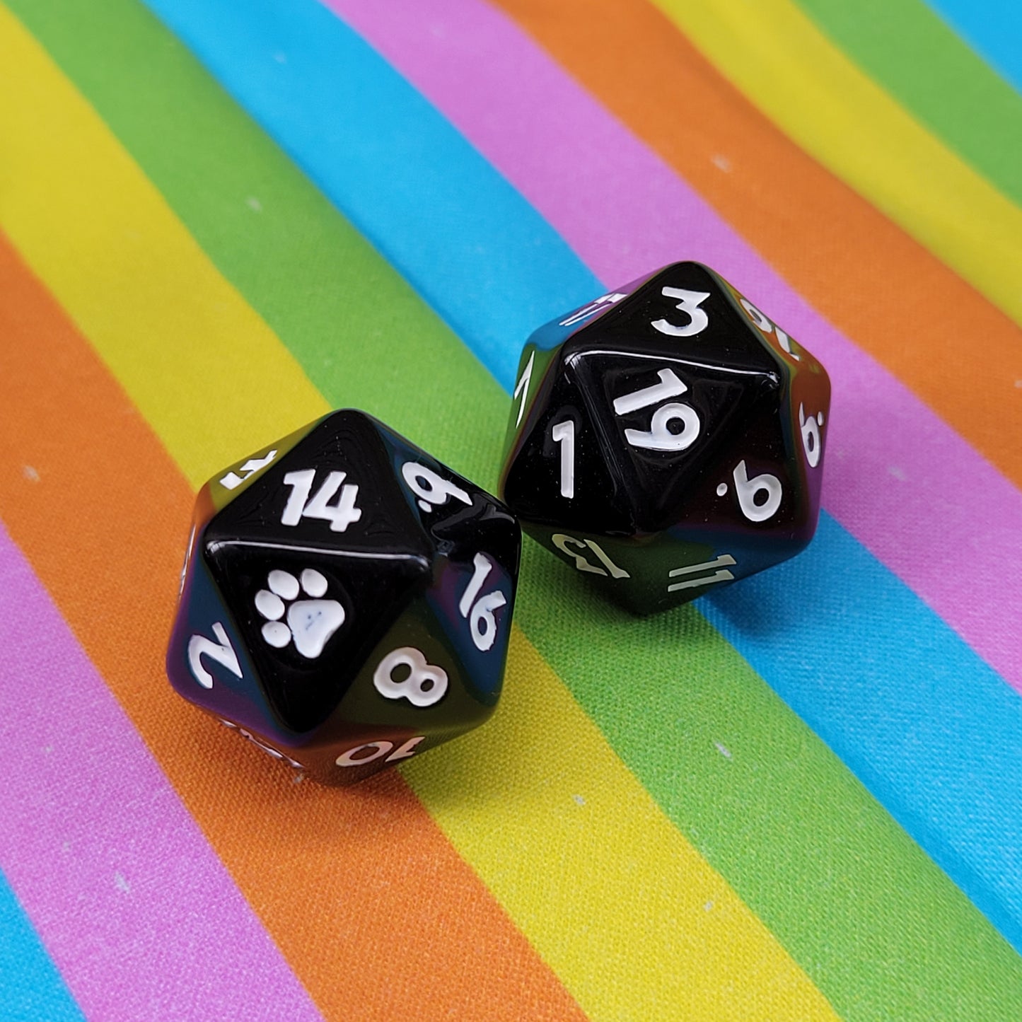 Pawprint d20 Single or Set