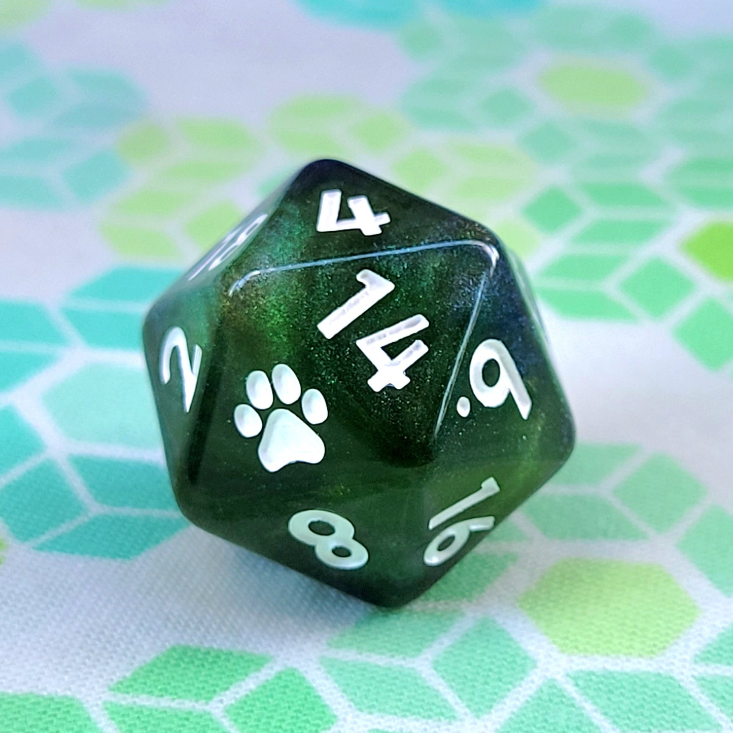 Pawprint d20 Single or Set