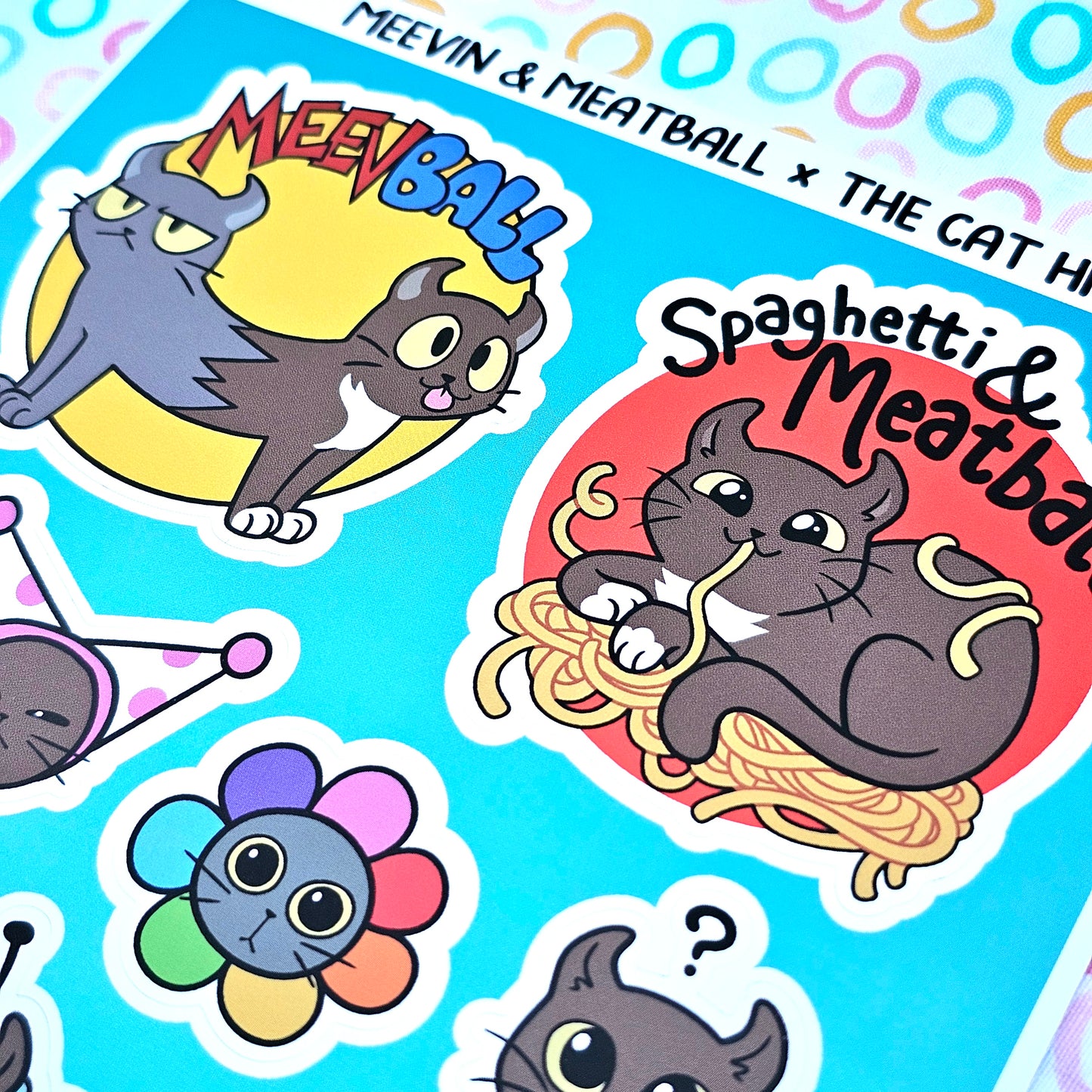 "Meevin & Meatball" Sticker Sheet