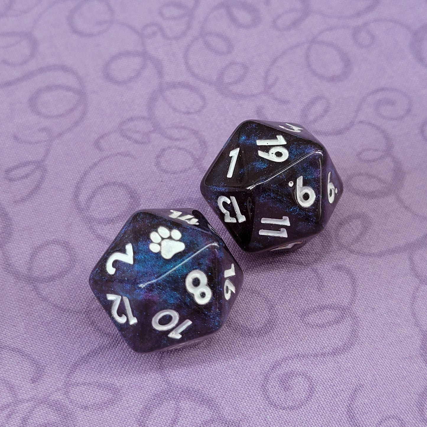 Pawprint d20 Single or Set