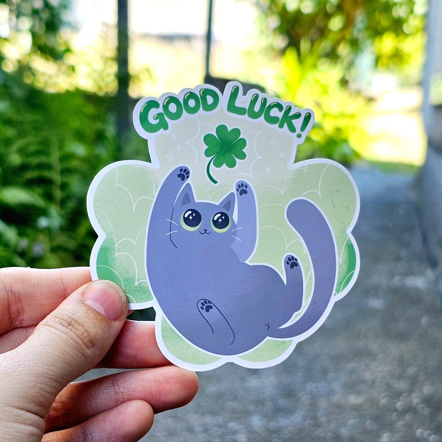 "Good Luck!" Vinyl Sticker