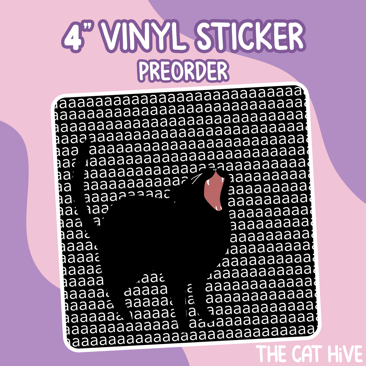 PREORDER Scream Into The Void Vinyl Sticker