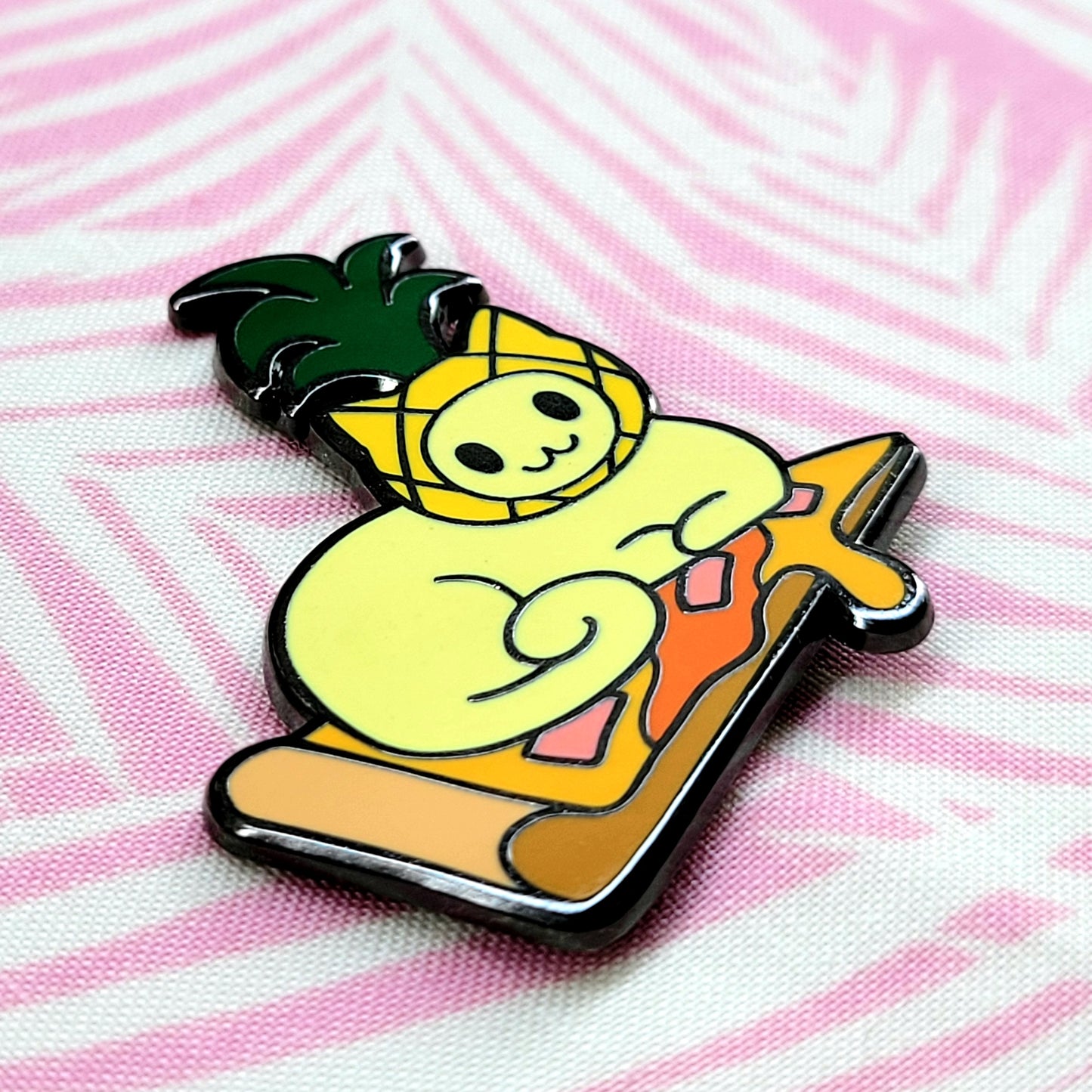Pinyapple on Pizza Enamel Pin