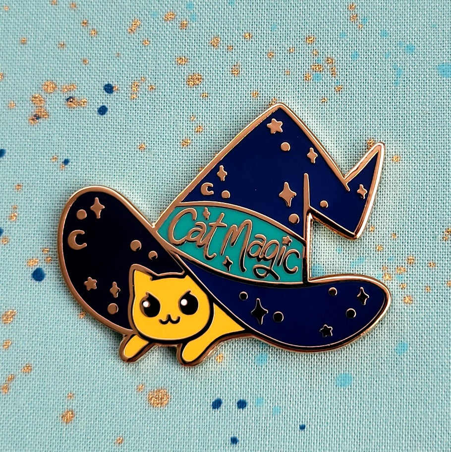 "Cat Magic" Enamel Pin