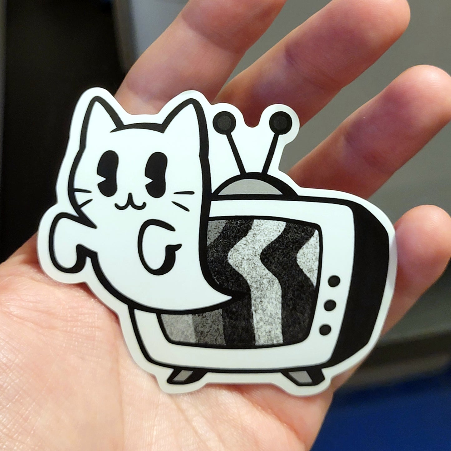 Cat Channel Vinyl Sticker