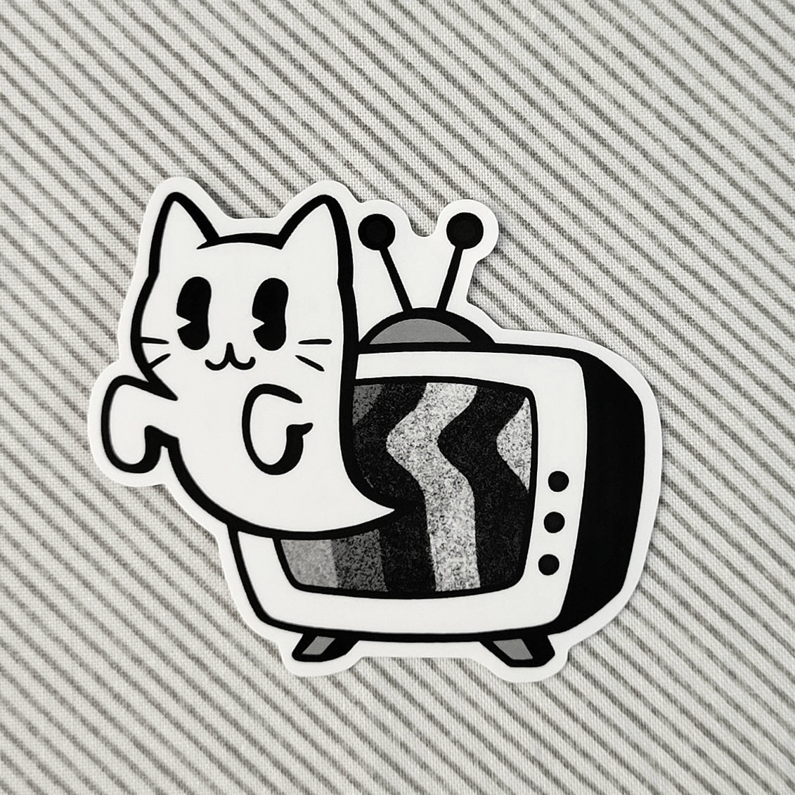 Cat Channel Vinyl Sticker