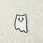 Ghost Kitties Pin and Sticker Set