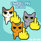 PREORDER Flippin' Mad Enamel Pin