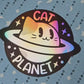 V2 Rainbow Cat Planet Holographic Vinyl Sticker