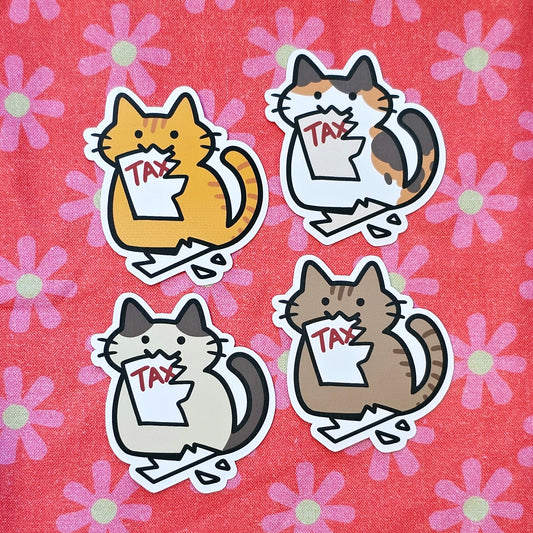 Tax Season Vinyl Sticker