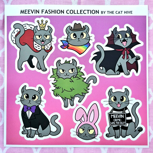 "Meevin Fashion Collection" Sticker Sheet