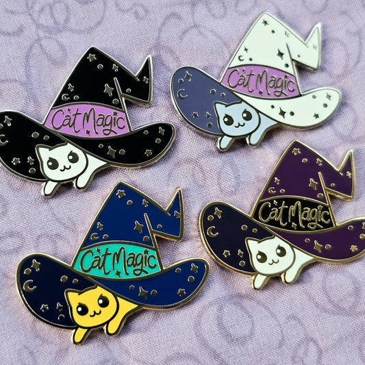 "Cat Magic" Enamel Pin