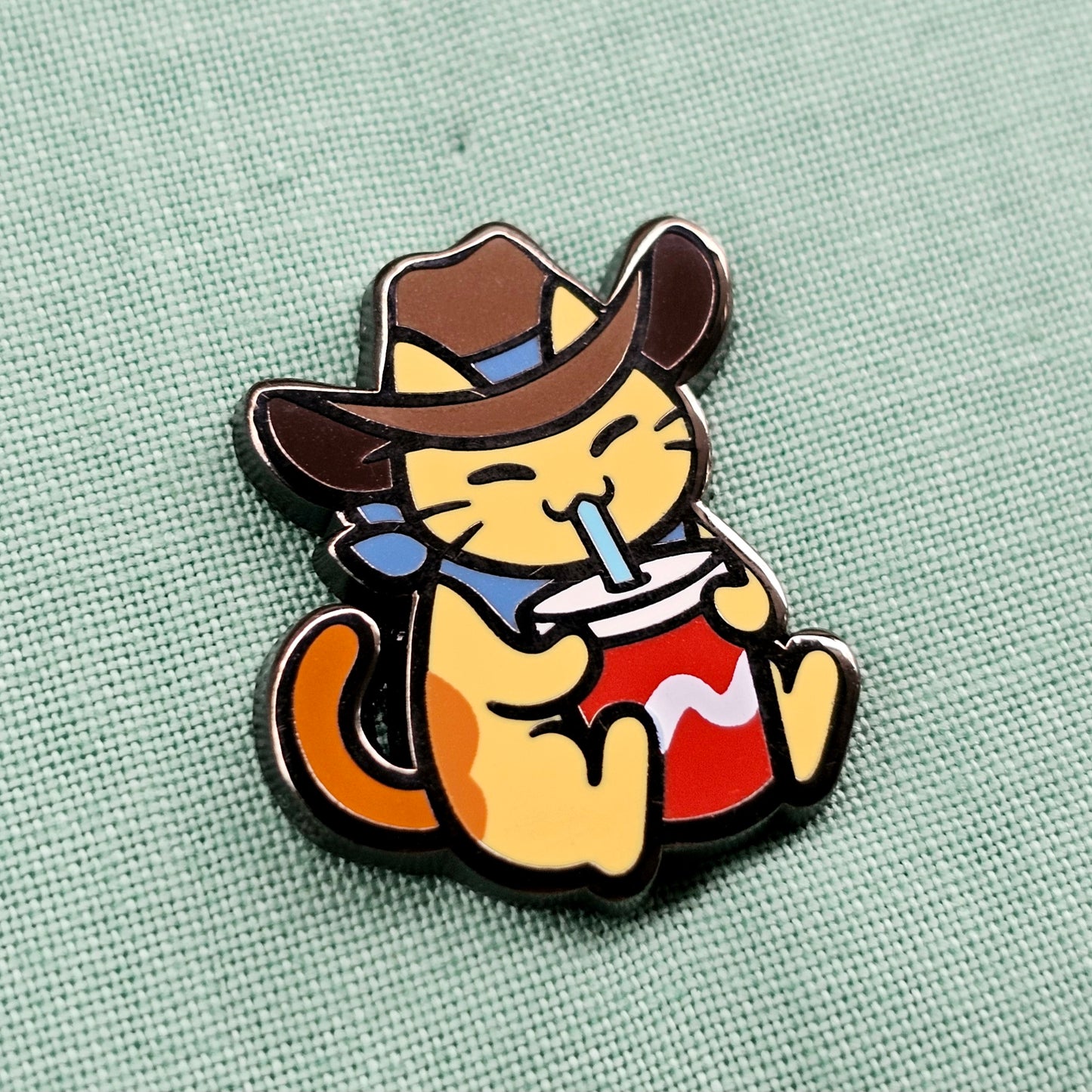 Tiny Cowboy Trio Enamel Pin Set