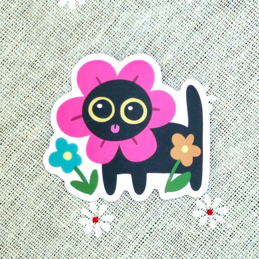 Flower Garden Vinyl Sticker