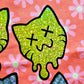 Schrodinger's Smileys Holographic Vinyl Sticker Set