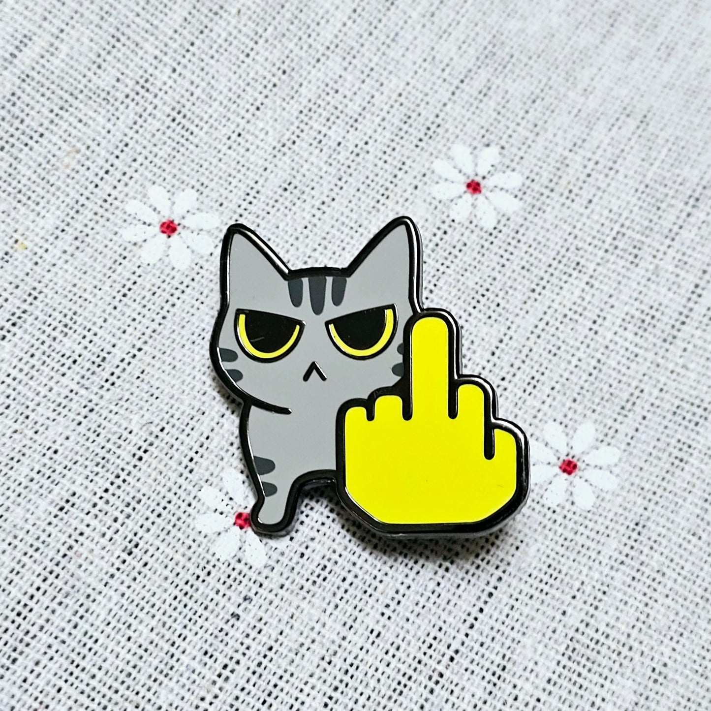 Flippin' Mad Enamel Pin