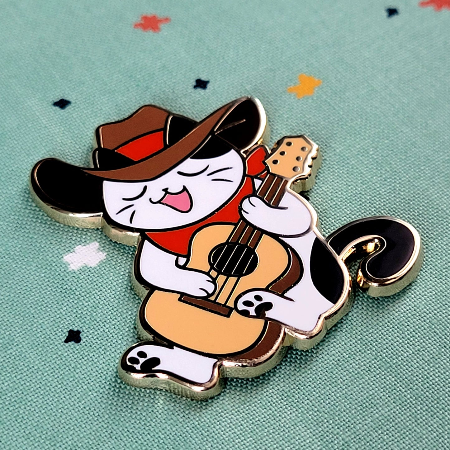 Singing Wrangler Enamel Pin