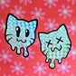 Schrodinger's Smileys Holographic Vinyl Sticker Set