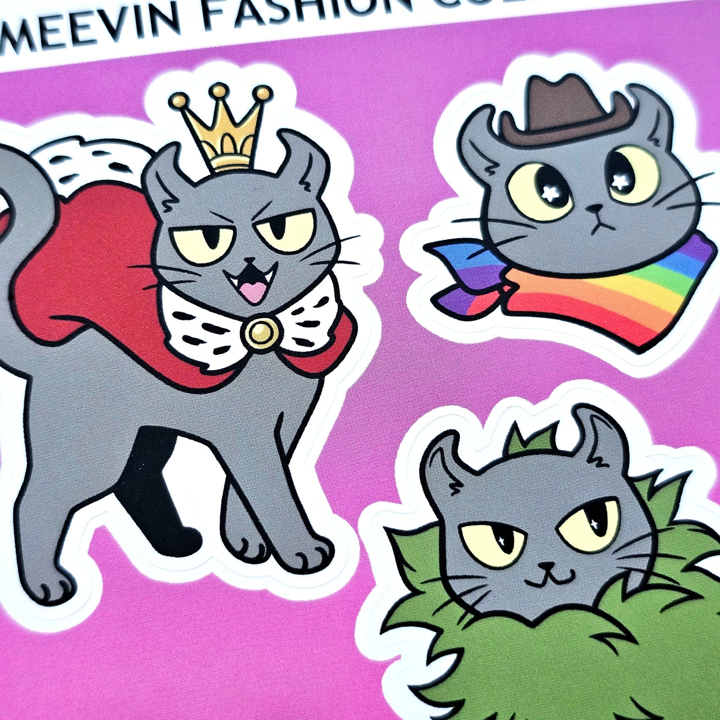 "Meevin Fashion Collection" Sticker Sheet