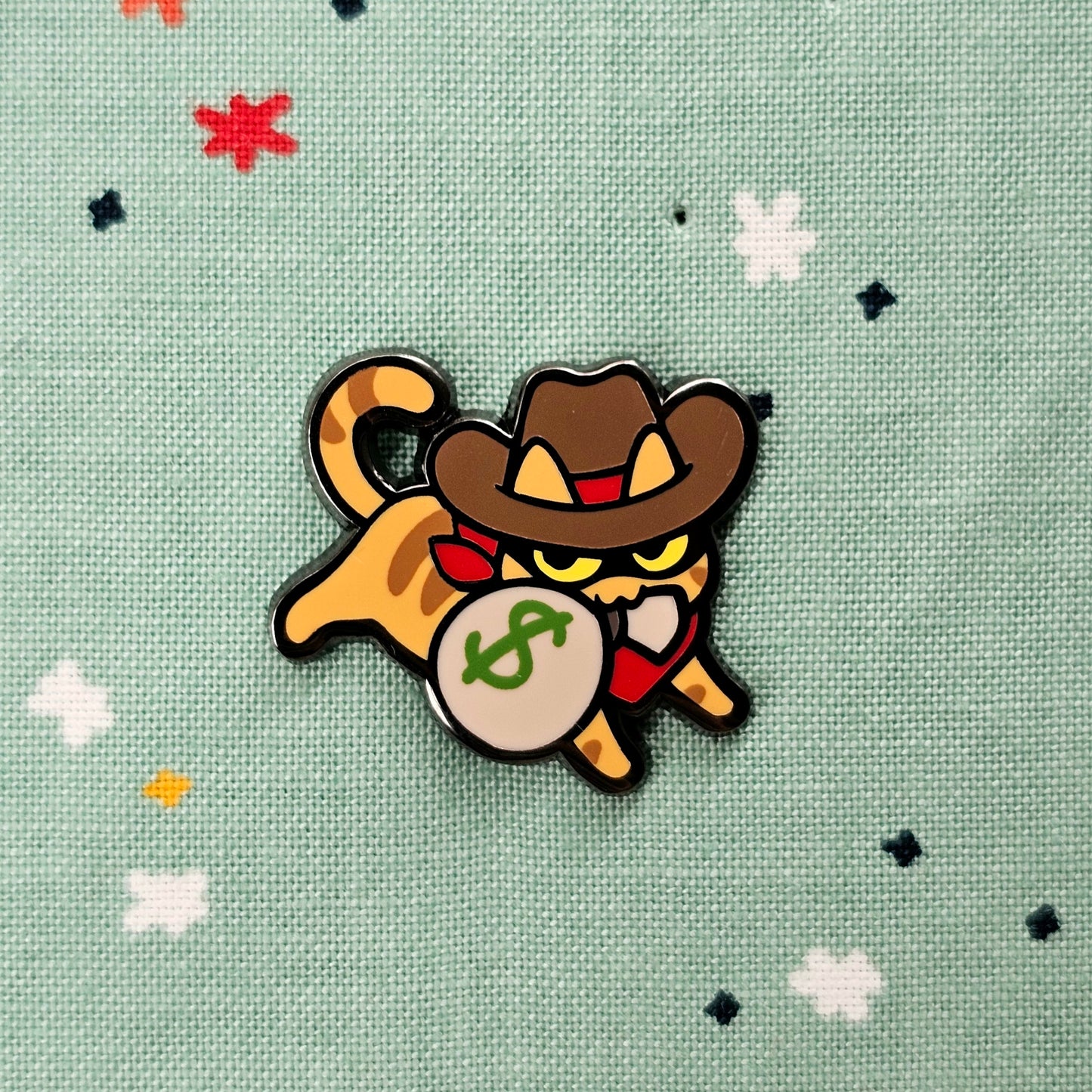 Tiny Cowboy Trio Enamel Pin Set