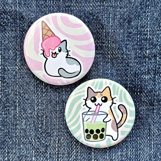 Sweet Treats Pinback Button or Magnet Set