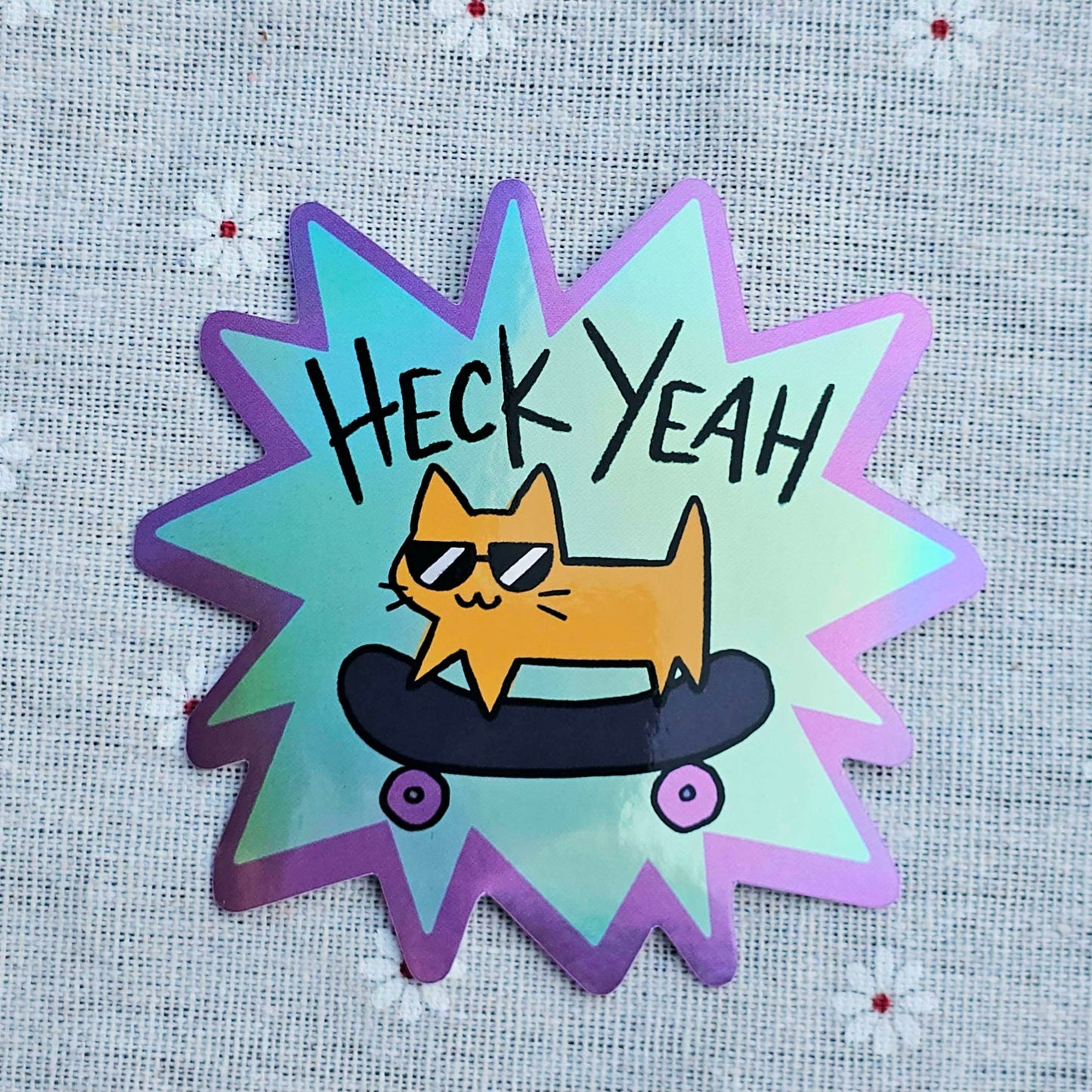 "Heck Yeah" Vinyl Sticker