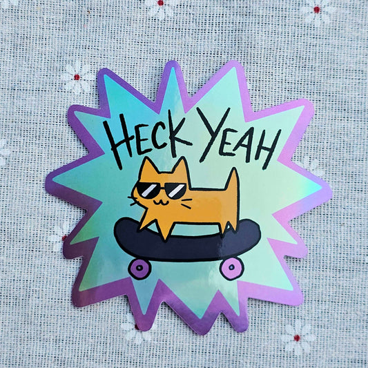 "Heck Yeah" Vinyl Sticker