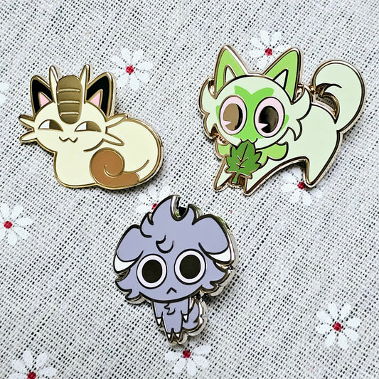 Pocket Cats Enamel Pin