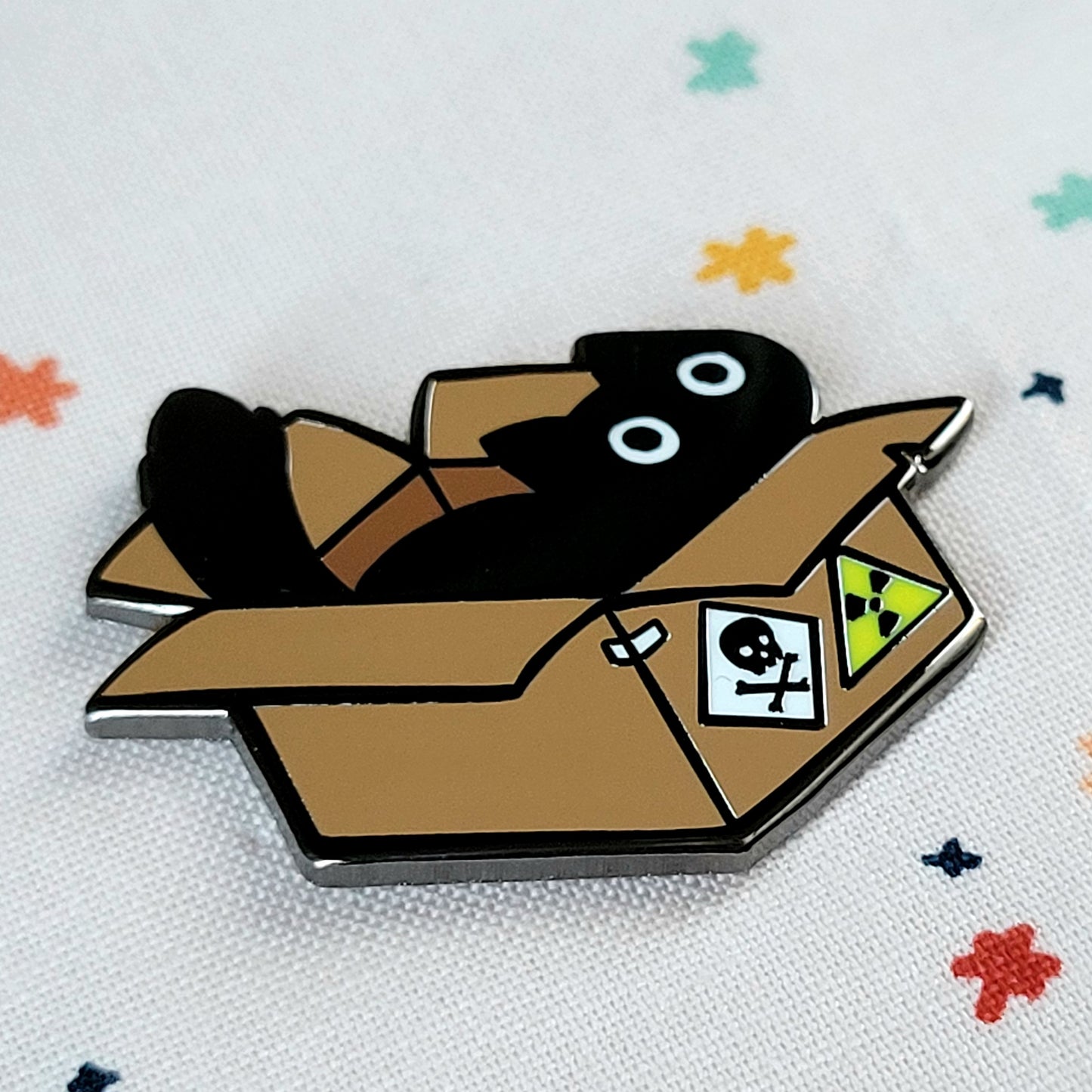 Schrodinger's Cat Enamel Pin