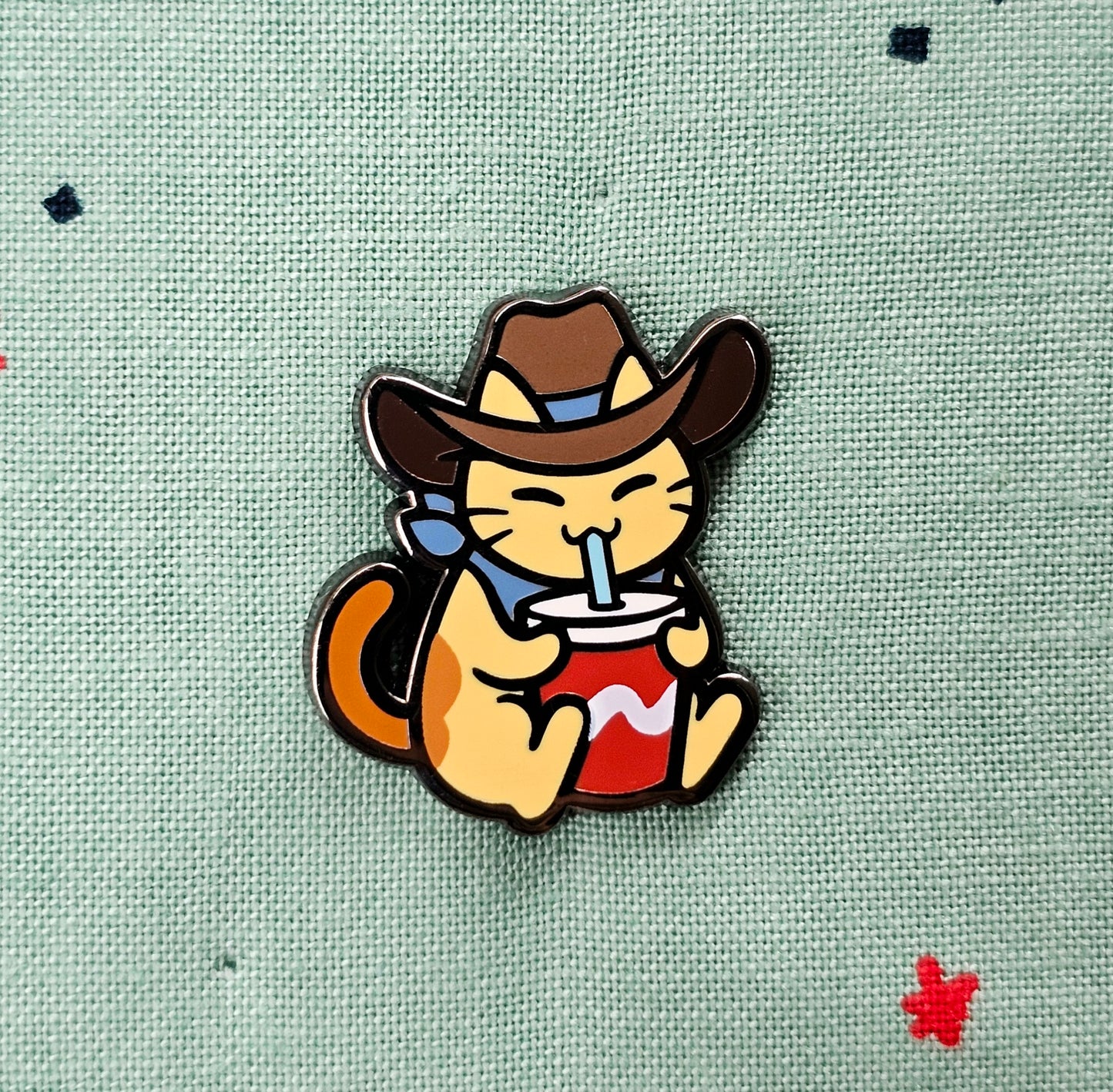 Tiny Cowboy Trio Enamel Pin Set