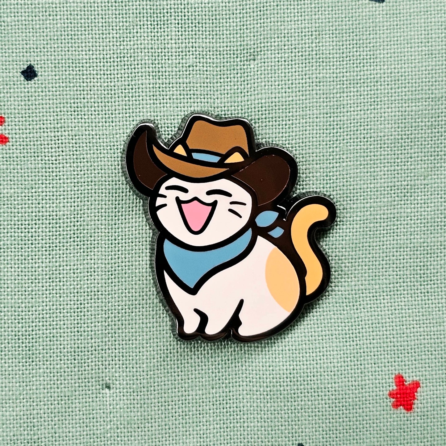 Tiny Cowboy Trio Enamel Pin Set