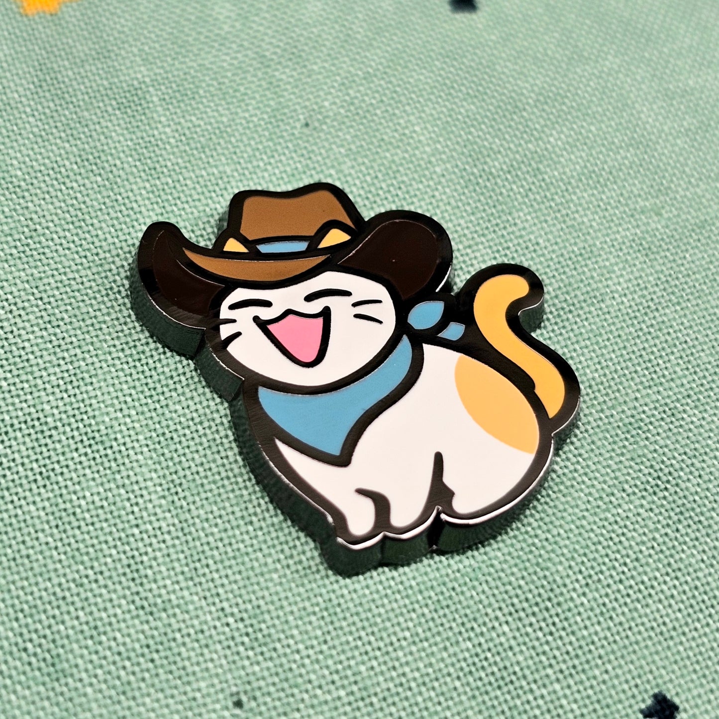 Tiny Cowboy Trio Enamel Pin Set