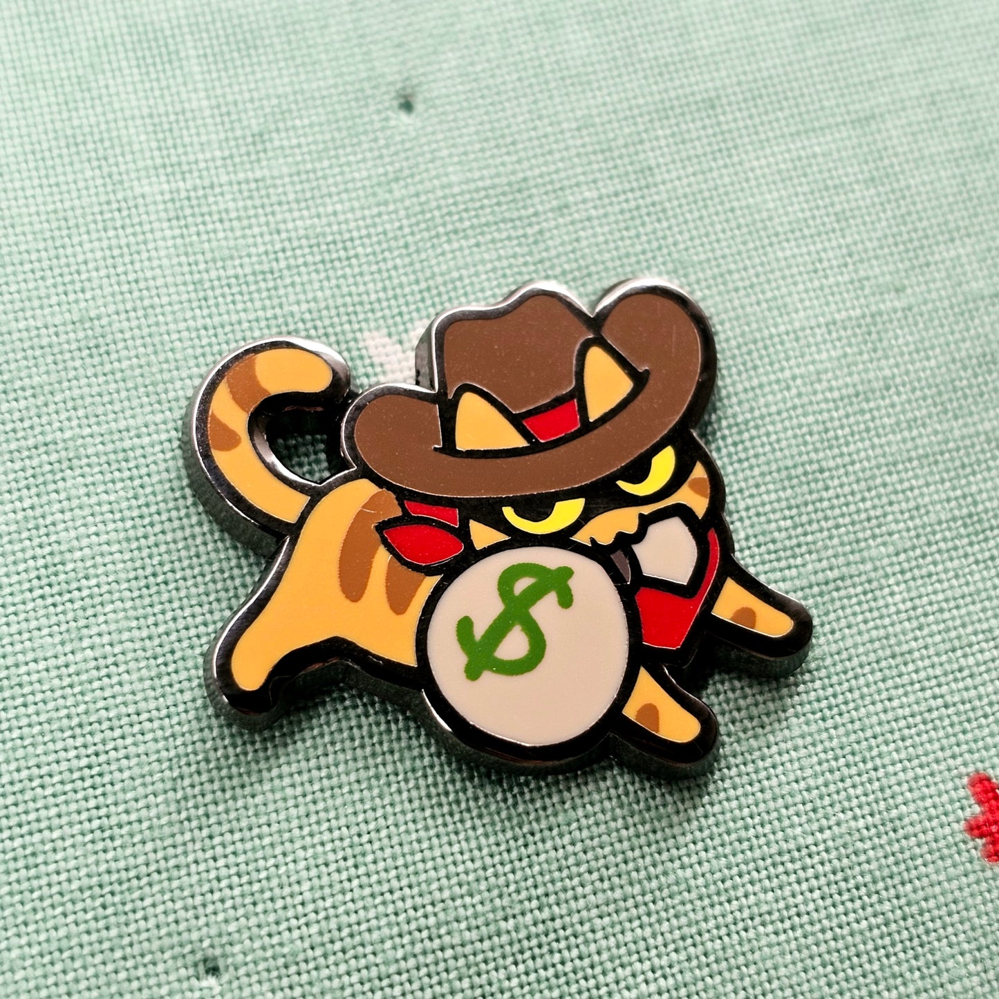 Tiny Cowboy Trio Enamel Pin Set