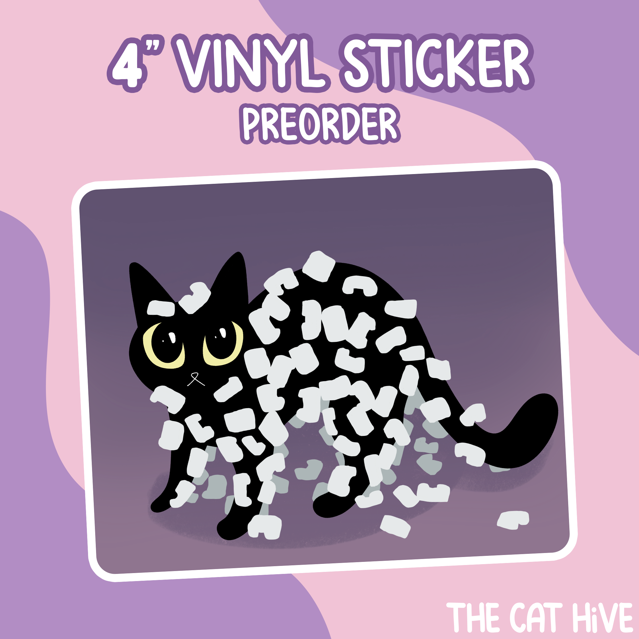 Static Cling Vinyl Sticker – The Cat Hive